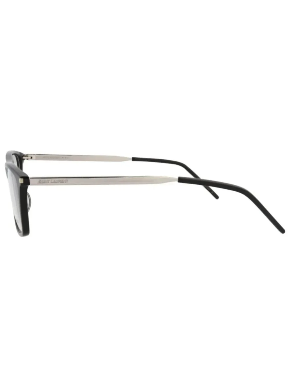 New Saint Laurent Women's Eyeglasses Square Rectangle Acetate Frame Mens Black